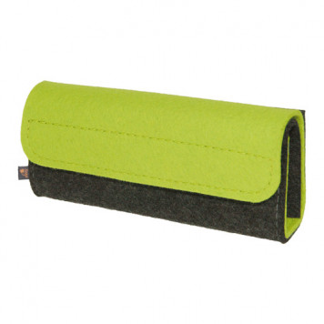 Filztasche für 32 Globuli, grau/grün