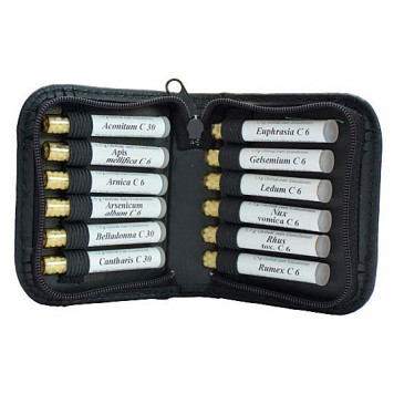 Hom. Mini-Taschenapo, schwarz Etui